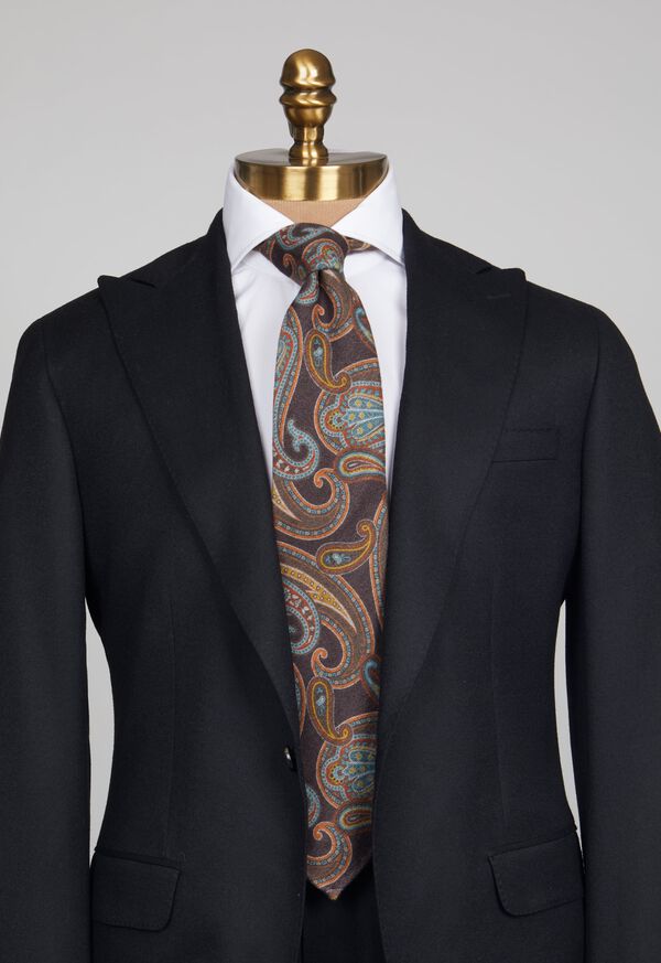 Paul Stuart Silk & Wool Triangle Tie, image 2