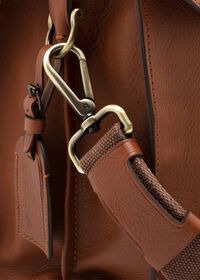 Paul Stuart Bridle Leather Briefcase with Shoulder Strap, thumbnail 3