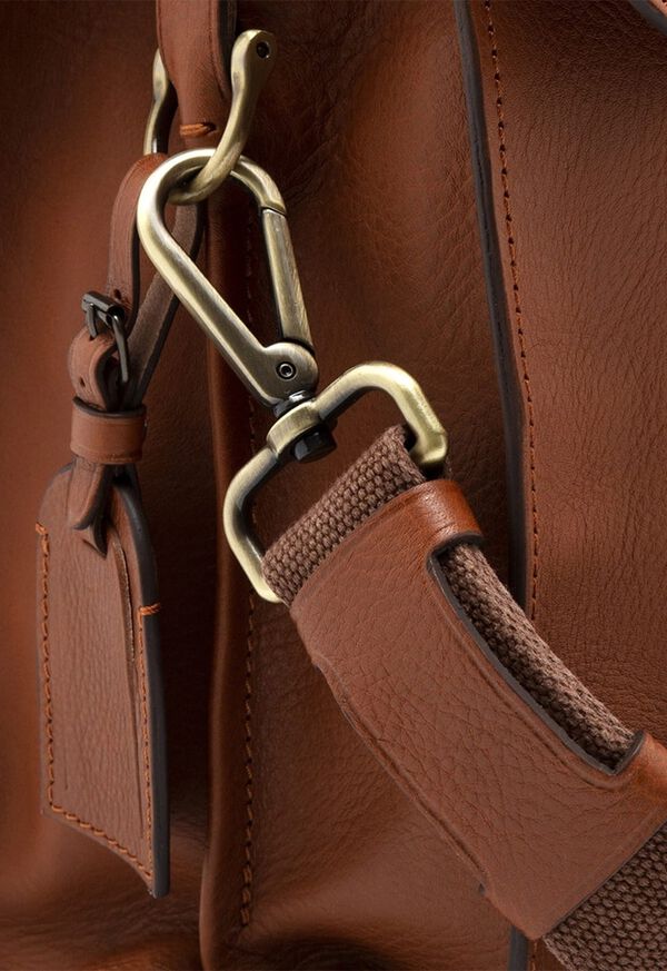 Paul Stuart Bridle Leather Briefcase with Shoulder Strap, image 3