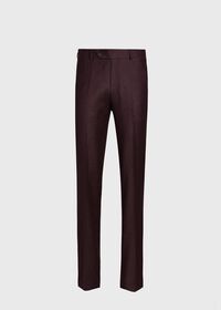 Paul Stuart Burgundy Flannel Trouser, thumbnail 1