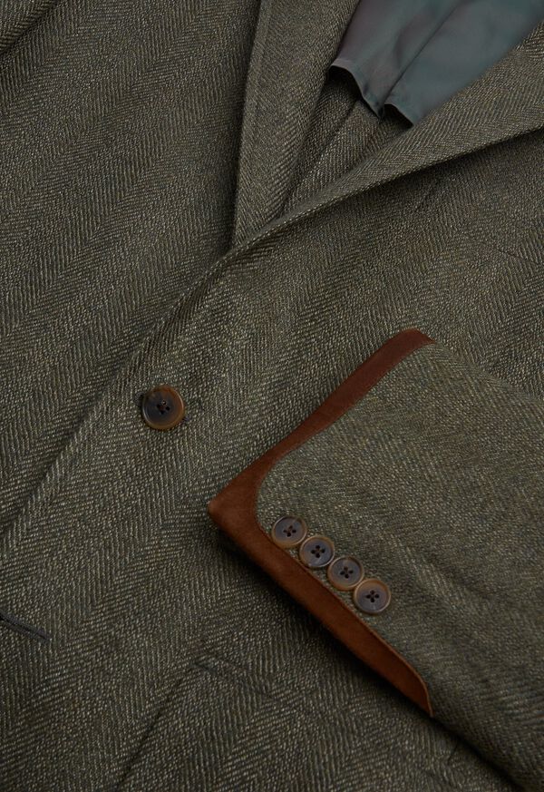 Paul Stuart Solid Linen/Wool Highlander Jacket, image 3