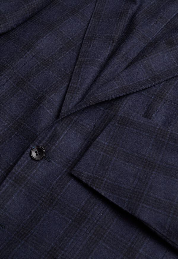 Paul Stuart Plaid Wool and Cashmere Blend Soft Constructed Jacket, image 2