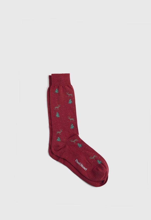 Paul Stuart Holiday Motif Sock, image 1