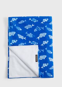 Paul Stuart Fish Motif Beach Towel, thumbnail 1