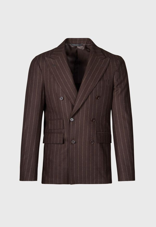 Paul Stuart Chalk Stripe Flannel Suit, image 3