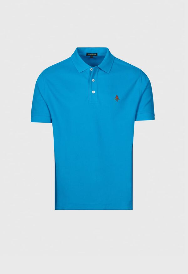 Paul Stuart Cotton Piqué Logo Polo, image 1