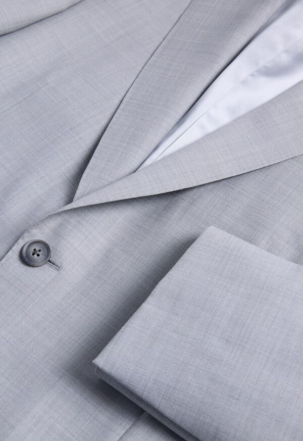 Paul Stuart Textured Solid Wool Suit, image 3