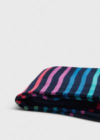 Paul Stuart Multi Color Stripe Crew Sock, thumbnail 2