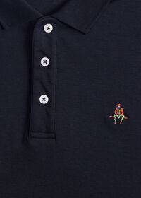 Paul Stuart Pima Interlock Logo Polo, thumbnail 2