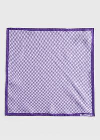 Paul Stuart Printed Silk Houndstooth Pocket Square, thumbnail 2