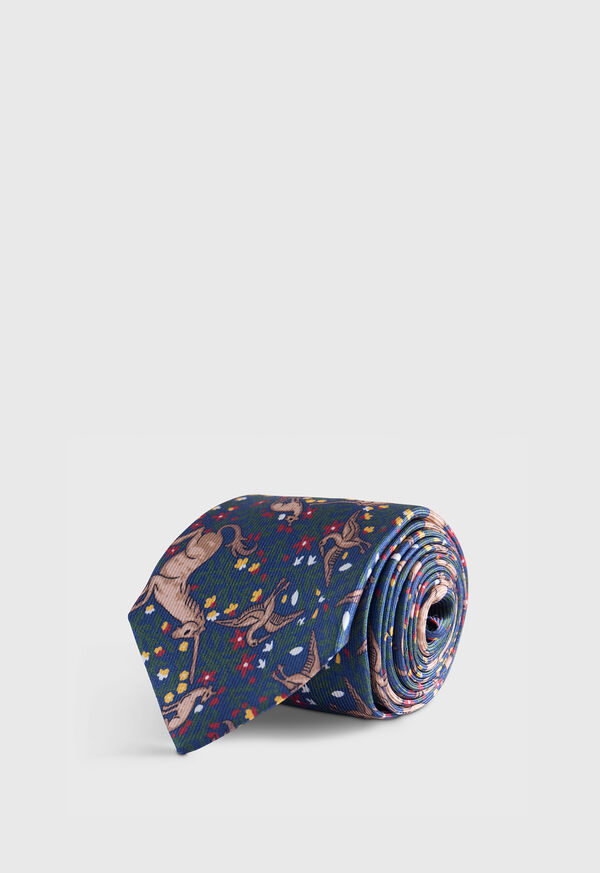 Paul Stuart Silk Print Tie, image 1