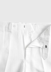 Paul Stuart Linen/Silk Plain Front Dress Trouser, thumbnail 3
