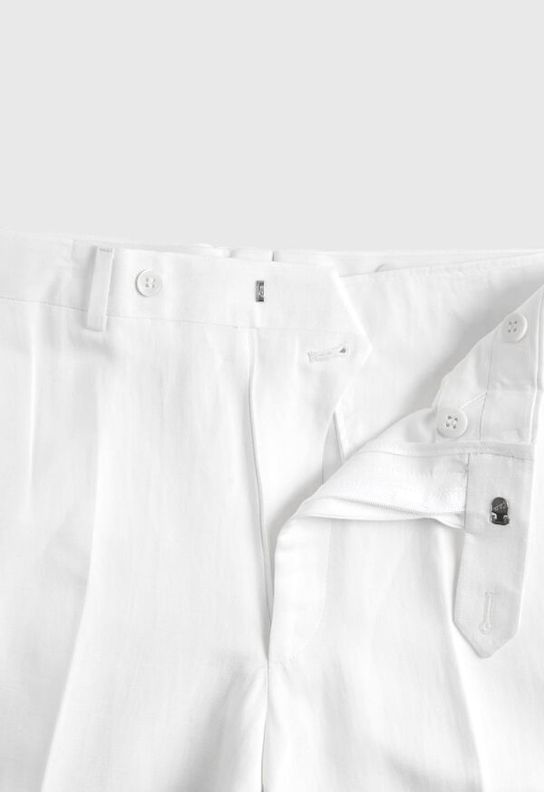 Paul Stuart Linen/Silk Plain Front Dress Trouser, image 3