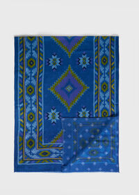 Paul Stuart Lambswool Print Scarf, thumbnail 1