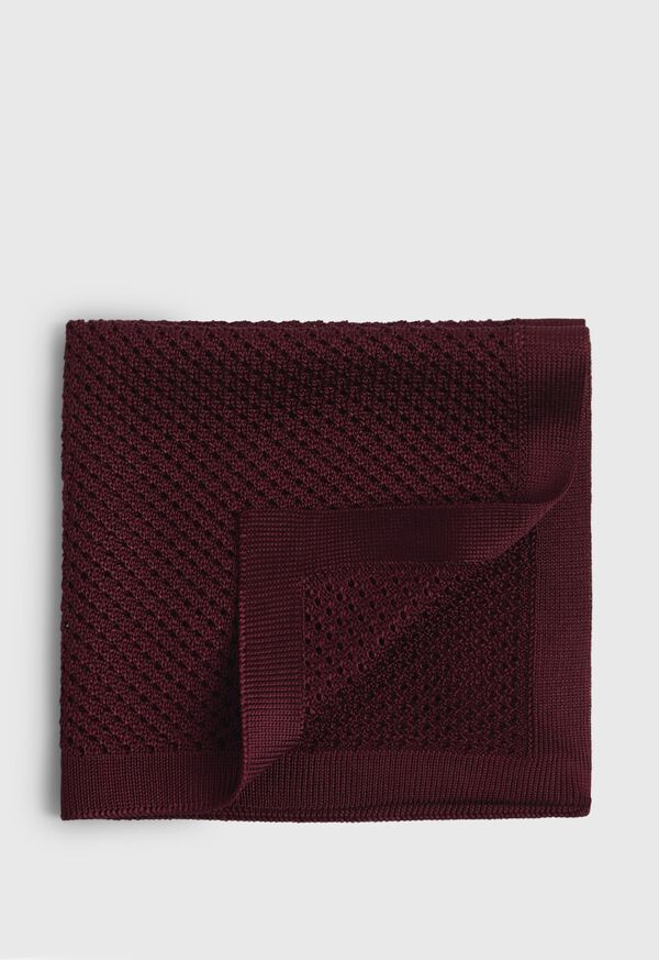 Paul Stuart Knitted Silk Pocket Square, image 1