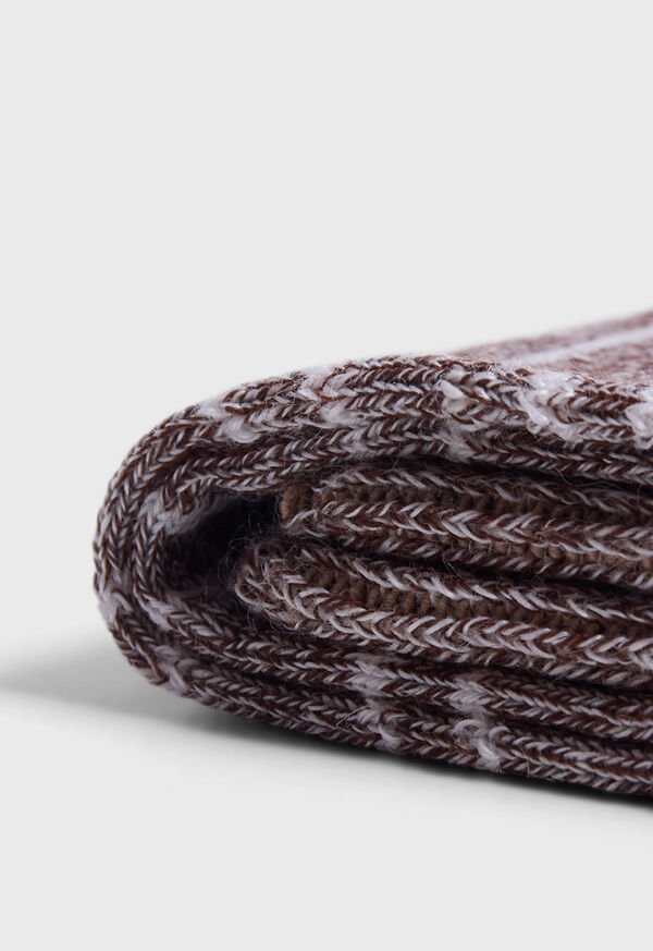 Paul Stuart Linen & Cotton Double Stripe Sock, image 2