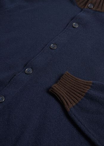 Paul Stuart Cashmere Button Front Cardigan