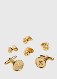 Paul Stuart Button Cufflinks & Stud Set, thumbnail 1