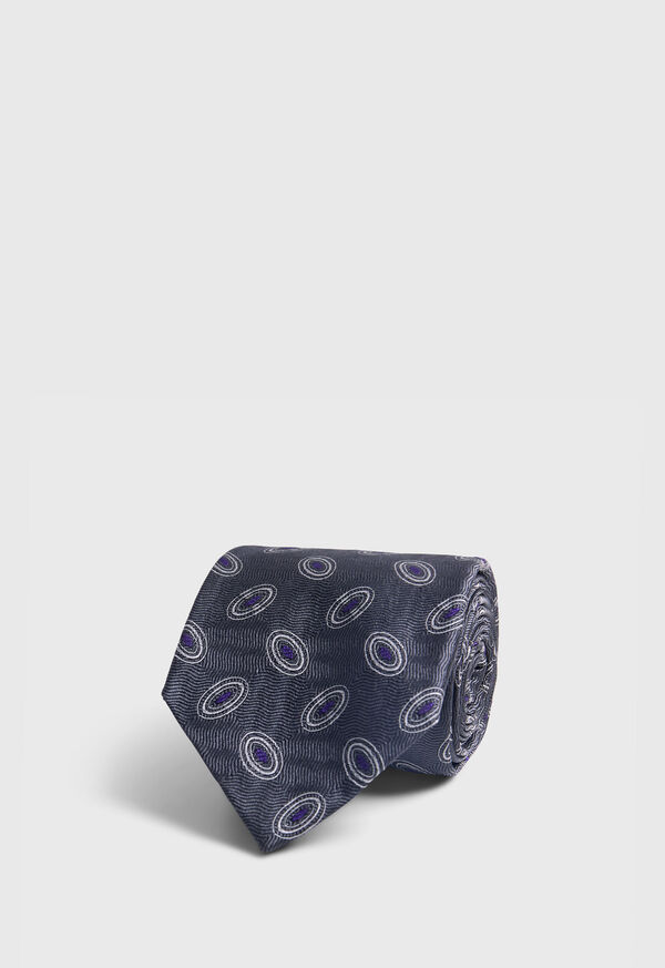 Paul Stuart Woven Silk Oval Deco Tie, image 1
