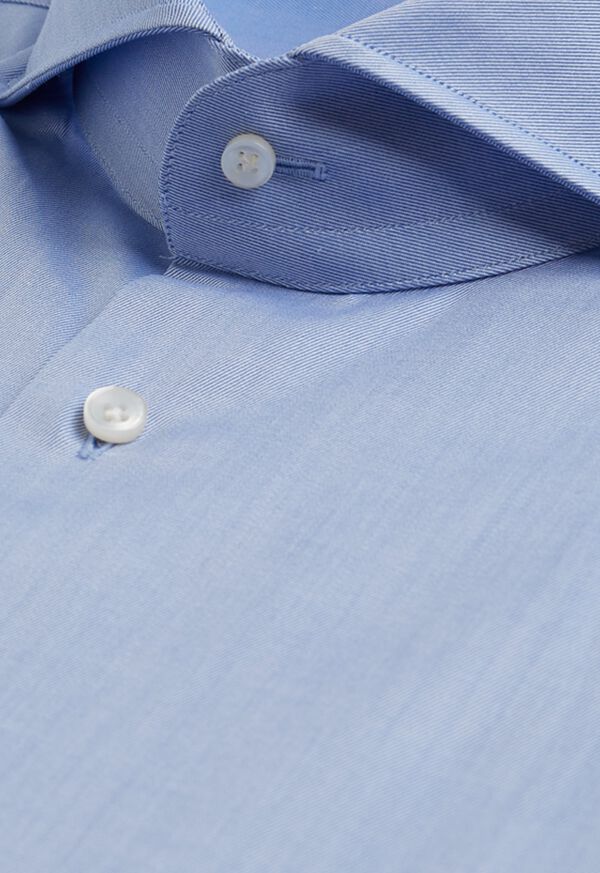 Paul Stuart Blue Twill Dress Shirt, image 2
