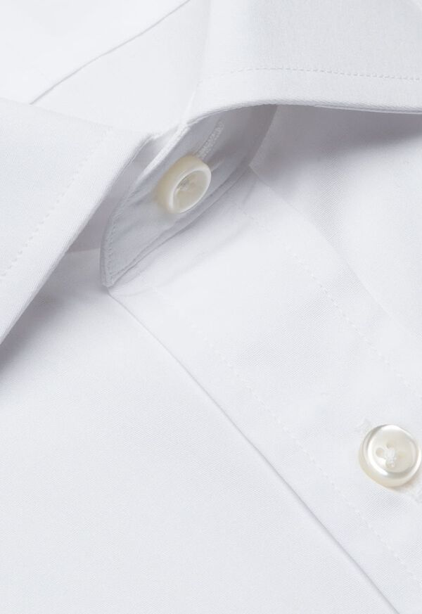 Paul Stuart Broadcloth Cotton Dress Shirt with French Cuff, image 4