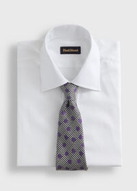 Paul Stuart Circle and Houndstooth Silk Tie, thumbnail 2