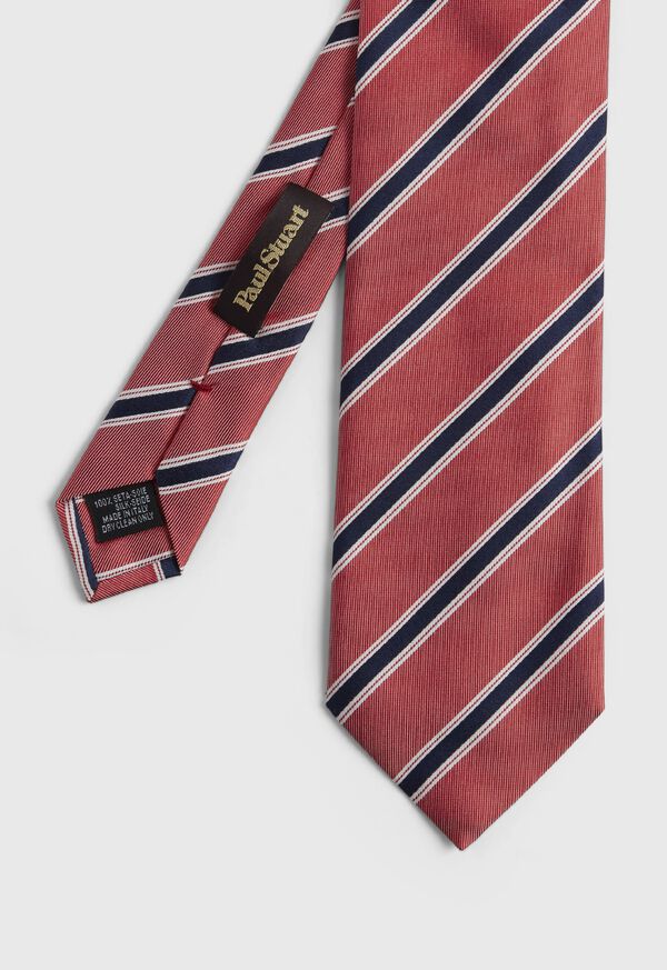 Paul Stuart Narrow Summer Stripe Tie, image 1