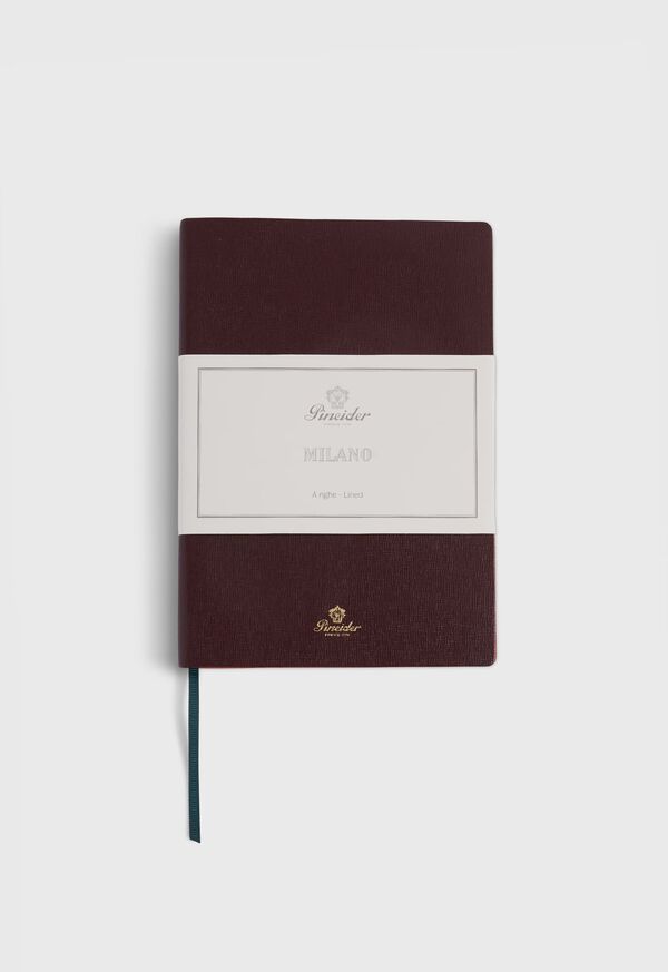Paul Stuart Pineider Milano Medium Leather Notebook, image 1