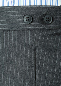 Paul Stuart Stuart Fit Narrow Chalk Stripe Wool Suit, thumbnail 4