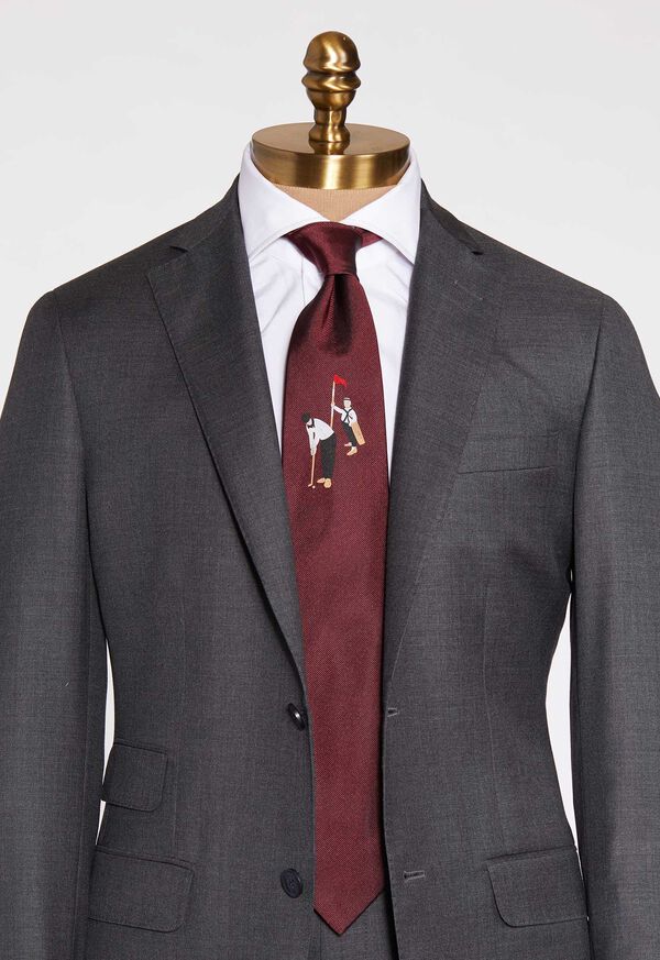 Paul Stuart Golf Silk Tie, image 1