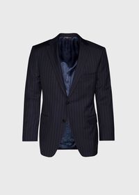 Paul Stuart Navy Stripe Super 110s Wool Suit, thumbnail 3