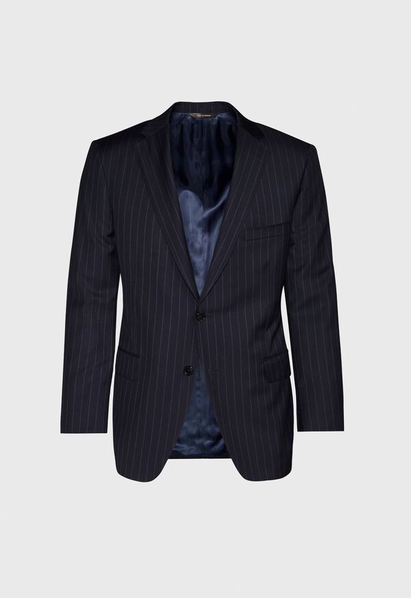 Paul Stuart Navy Stripe Super 110s Wool Suit, image 3