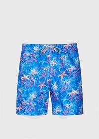 Paul Stuart Starfish Print Swim Trunk, thumbnail 1