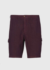 Paul Stuart Linen Stretch Cargo Bermuda Short, thumbnail 1
