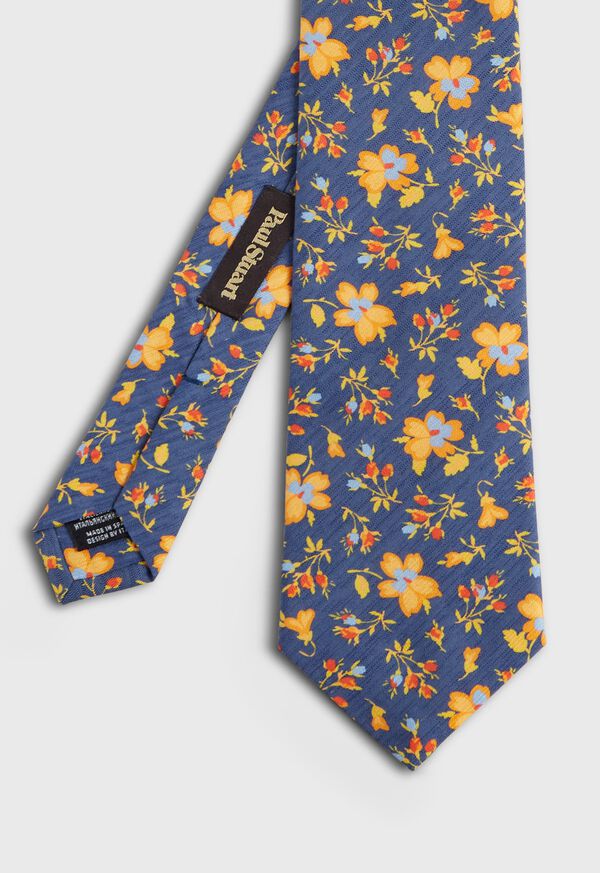 Paul Stuart Tossed Floral Tie, image 1