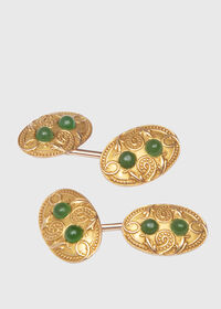 Paul Stuart 14K Gold Vintage Cufflinks Circa 1920, thumbnail 1