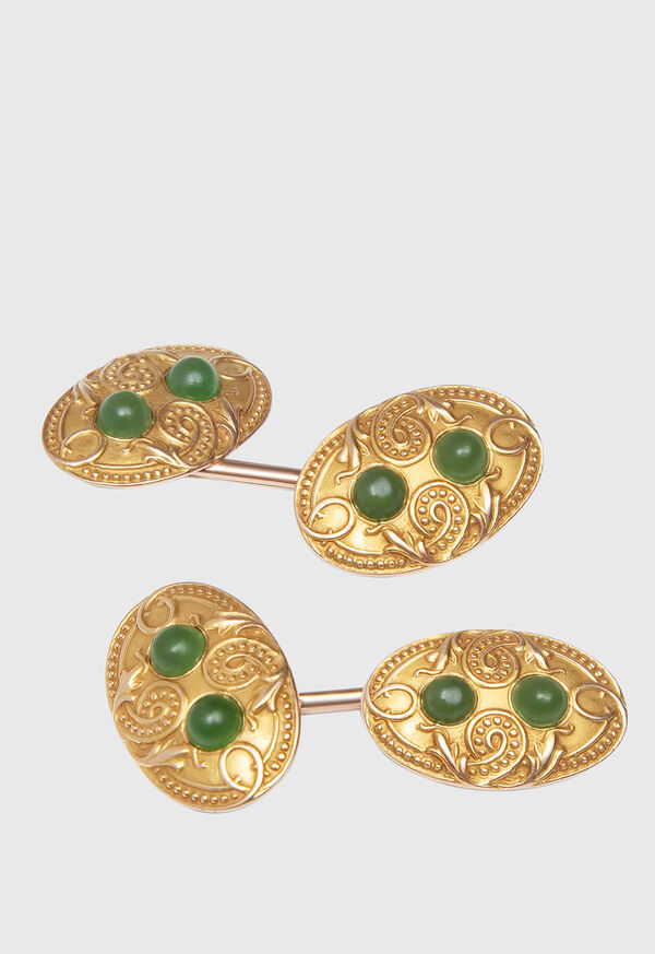 Paul Stuart 14K Gold Vintage Cufflinks Circa 1920, image 1