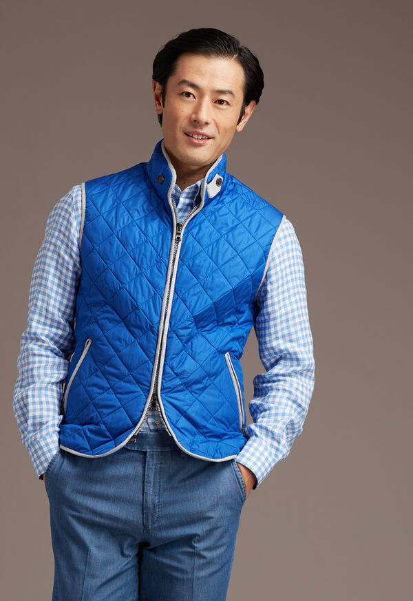 Paul Stuart Nylon Vest With Piping, image 13