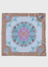 Paul Stuart Printed Silk Sunburst Pocket Square, thumbnail 3