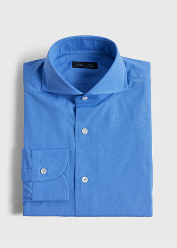Paul Stuart Blue Spread Collar Shirt