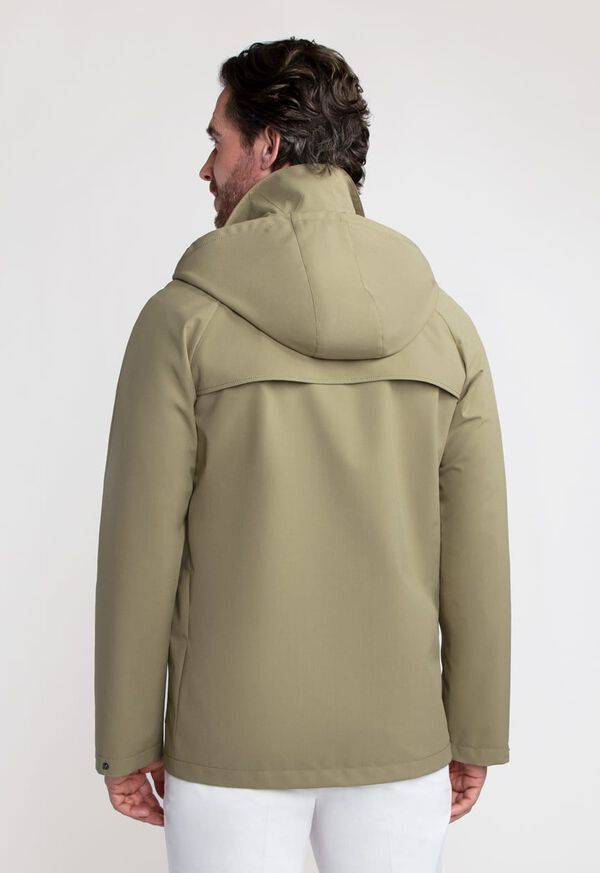 Paul Stuart Snap Front Hooded Raincoat, image 5