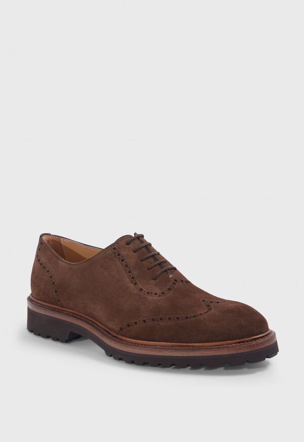 Paul Stuart Homer Suede Wing Tip Oxford, image 2