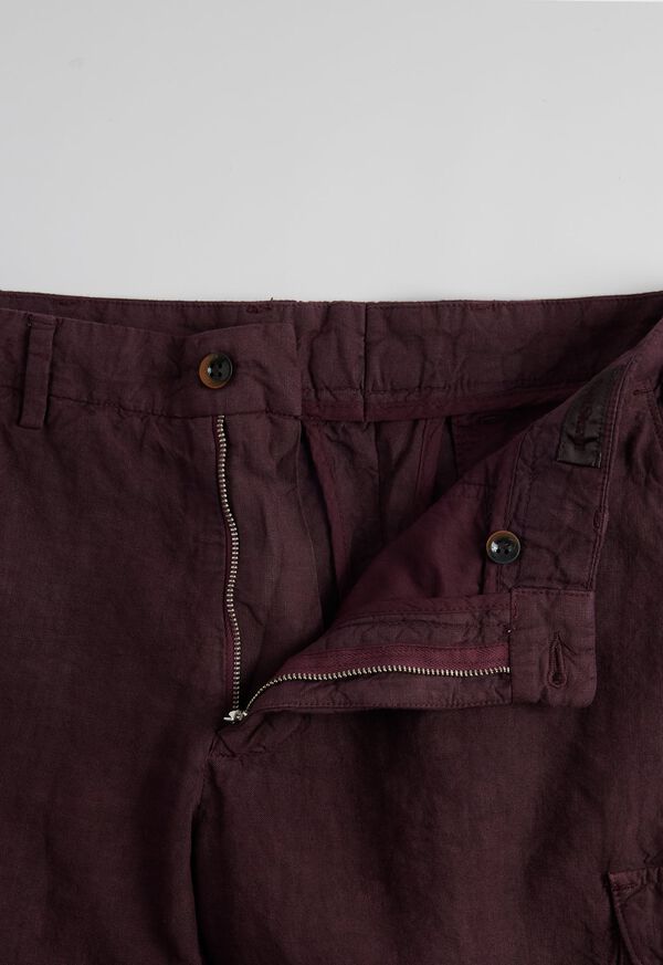 Paul Stuart Linen Stretch Cargo Bermuda Short, image 2
