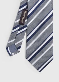 Paul Stuart Stripe Silk Tie, thumbnail 1