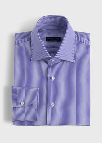 Paul Stuart Stripe Cotton Dress Shirt, thumbnail 1