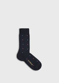 Paul Stuart Geometric Floral Sock, thumbnail 1