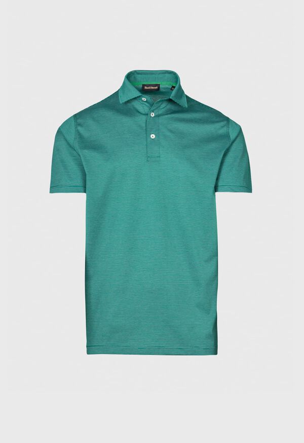 Paul Stuart Mercerized Cotton Stripe Polo, image 1