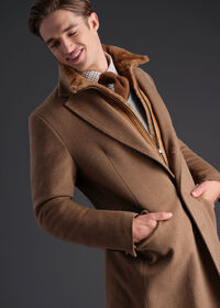 Paul Stuart Wool Coat with Shearling Gilet, thumbnail 8