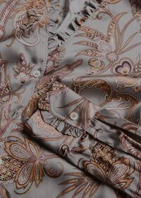 Paul Stuart Paisley Button Down Blouse, thumbnail 2