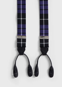 Paul Stuart Wool Plaid Suspenders, thumbnail 2